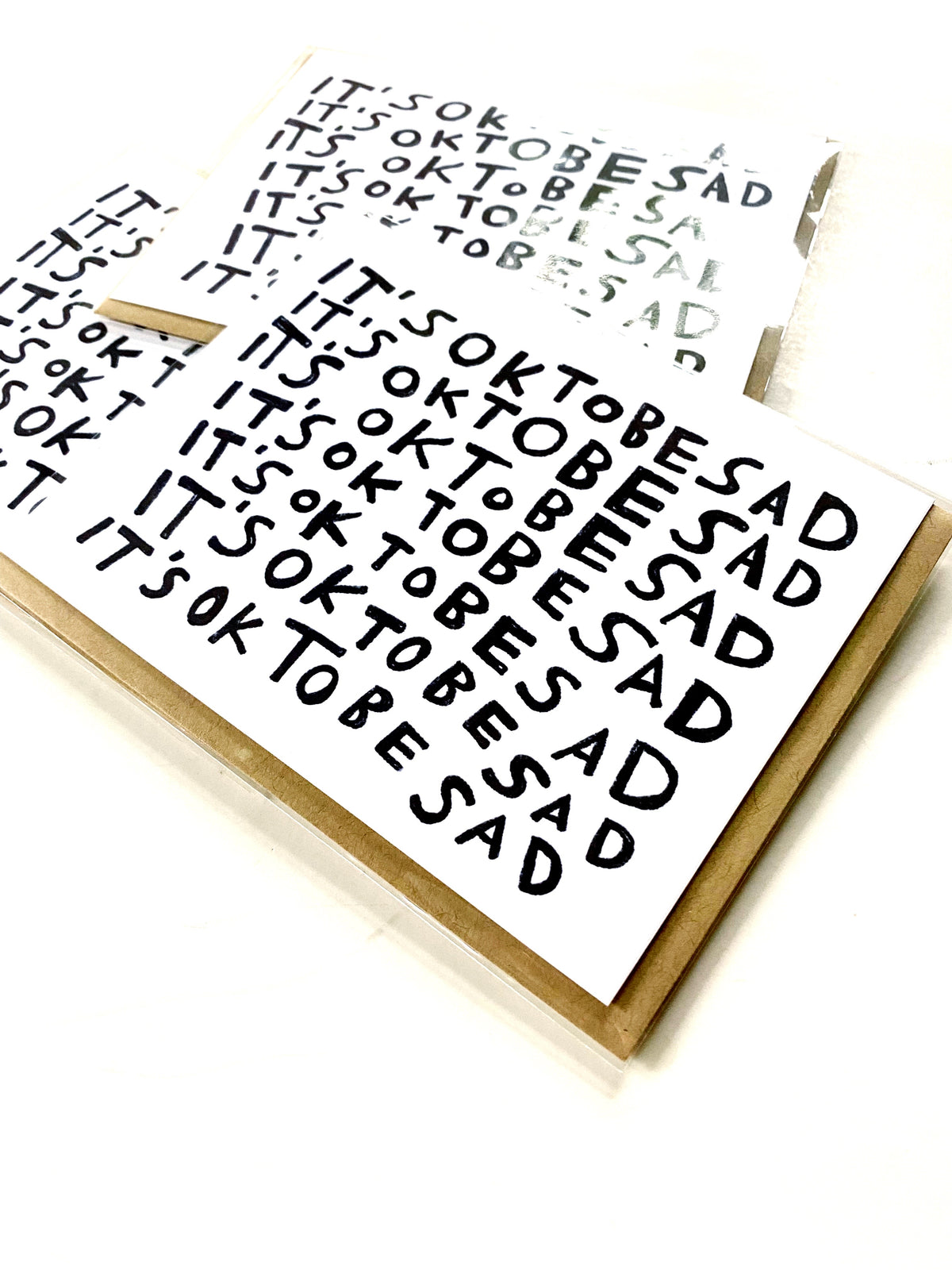 OK TO BE SAD Greeting Card