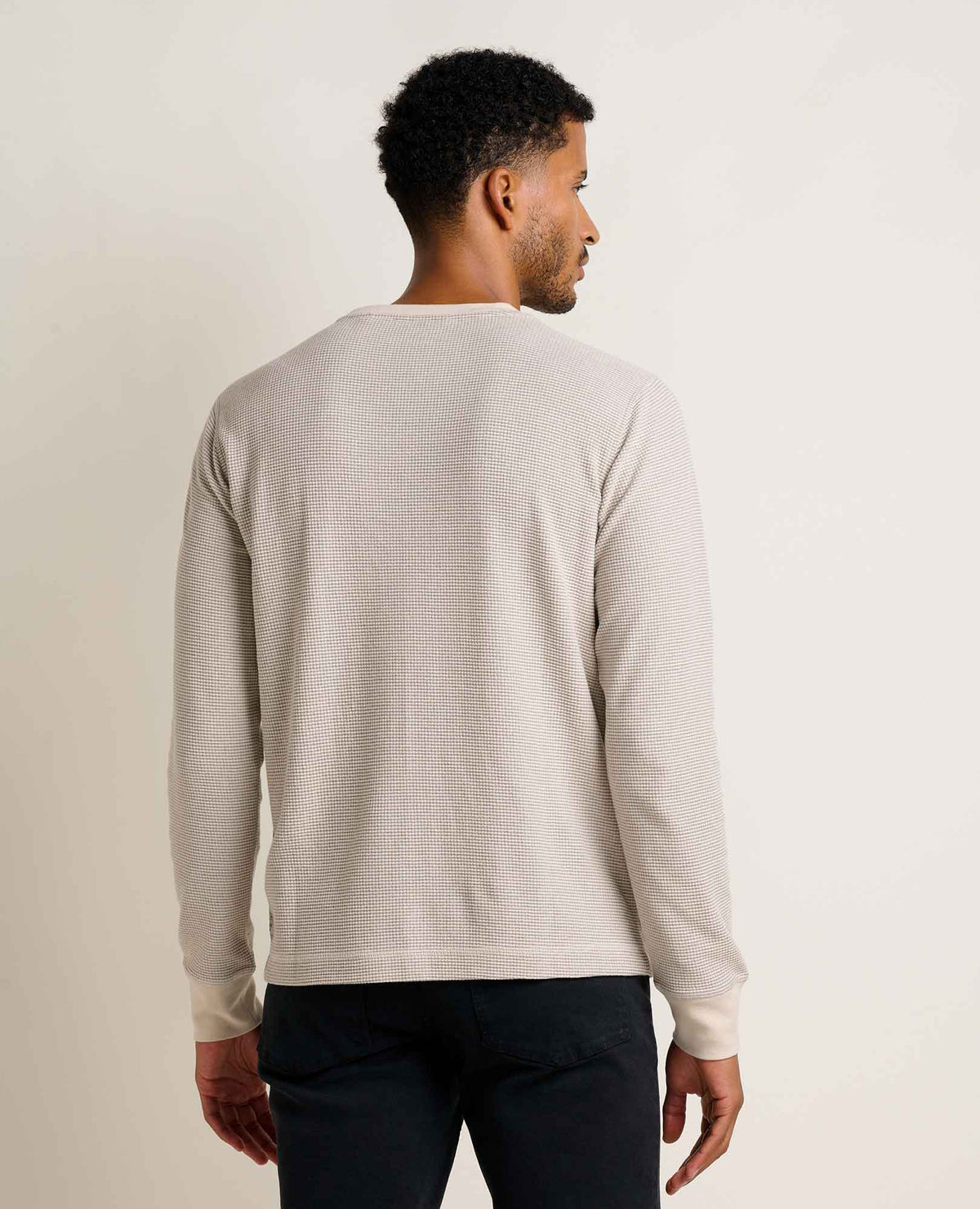 Framer II LS Crew-Heather Grey Stripe