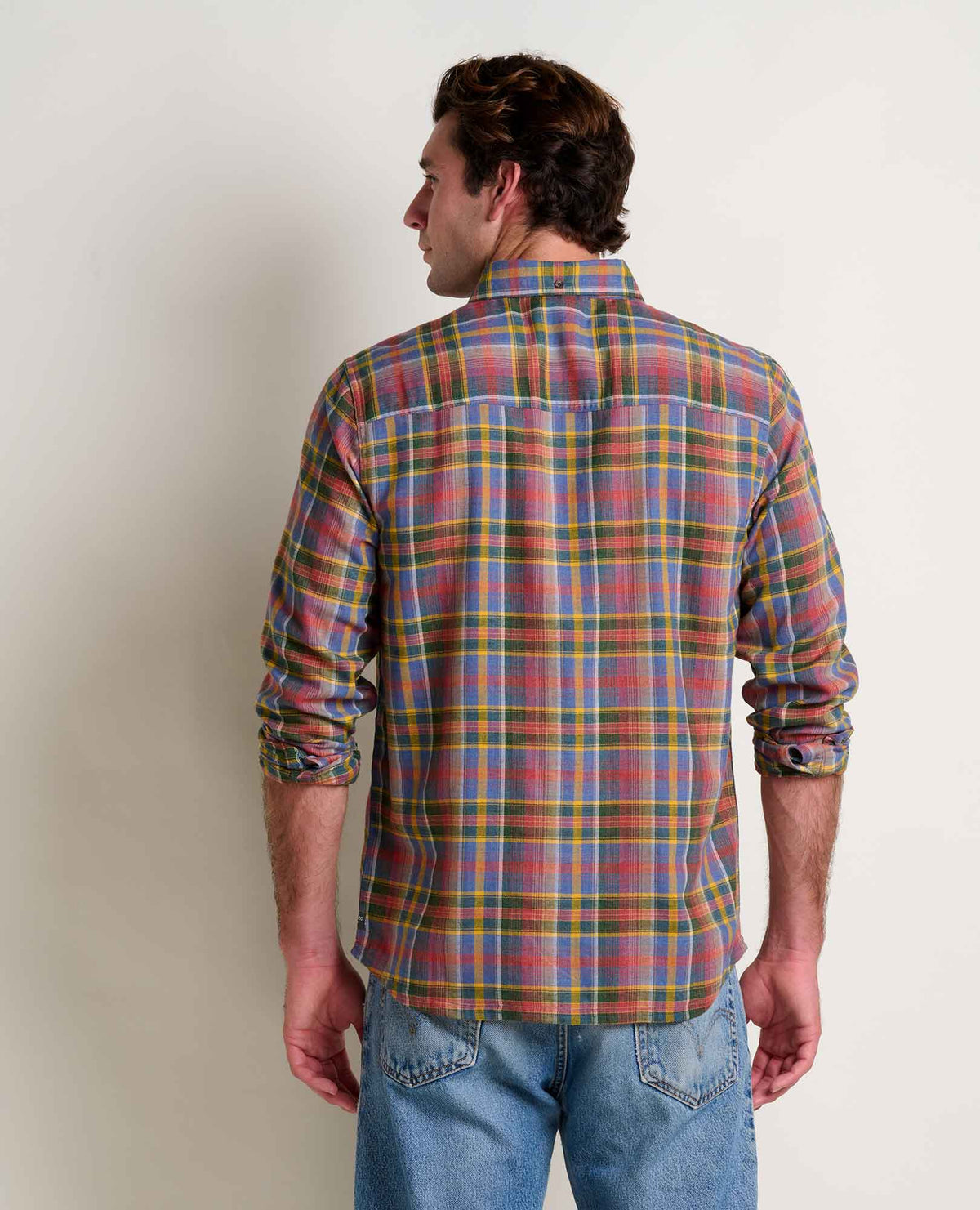 Airsmyth LS Shirt-Gold Multi Plaid