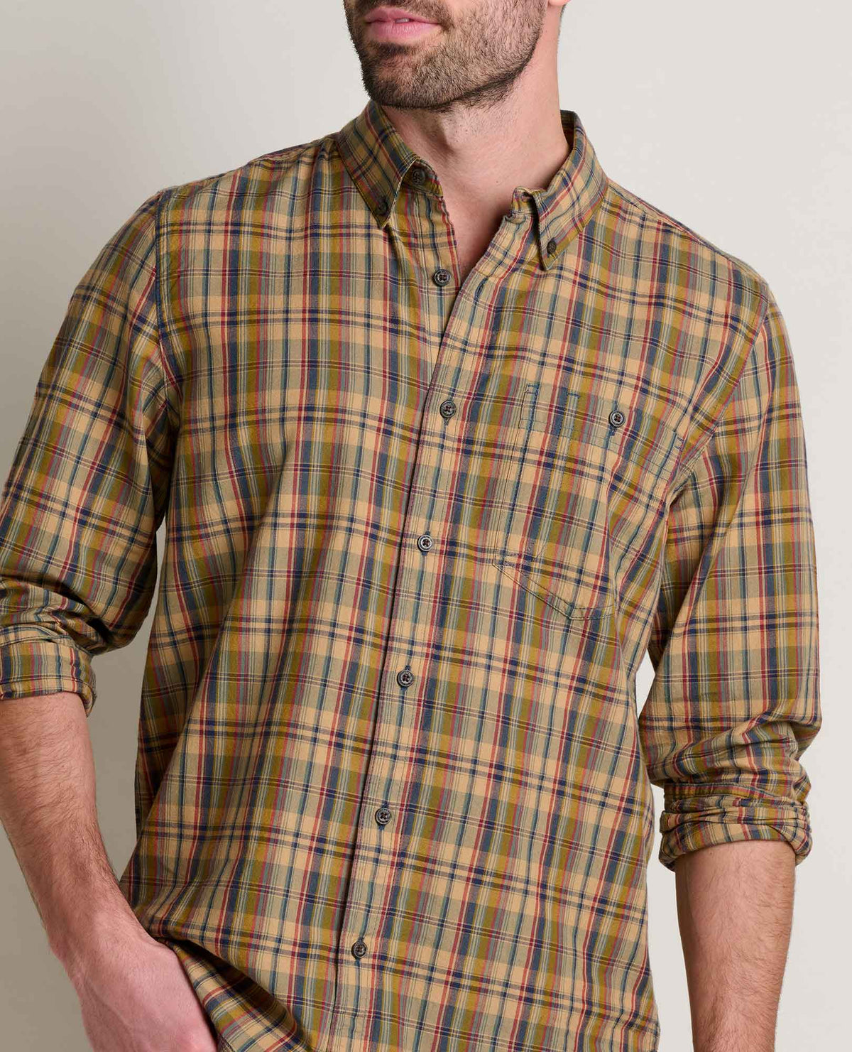 M&#39;s Airscape LS Shirt-Laurel Plaid