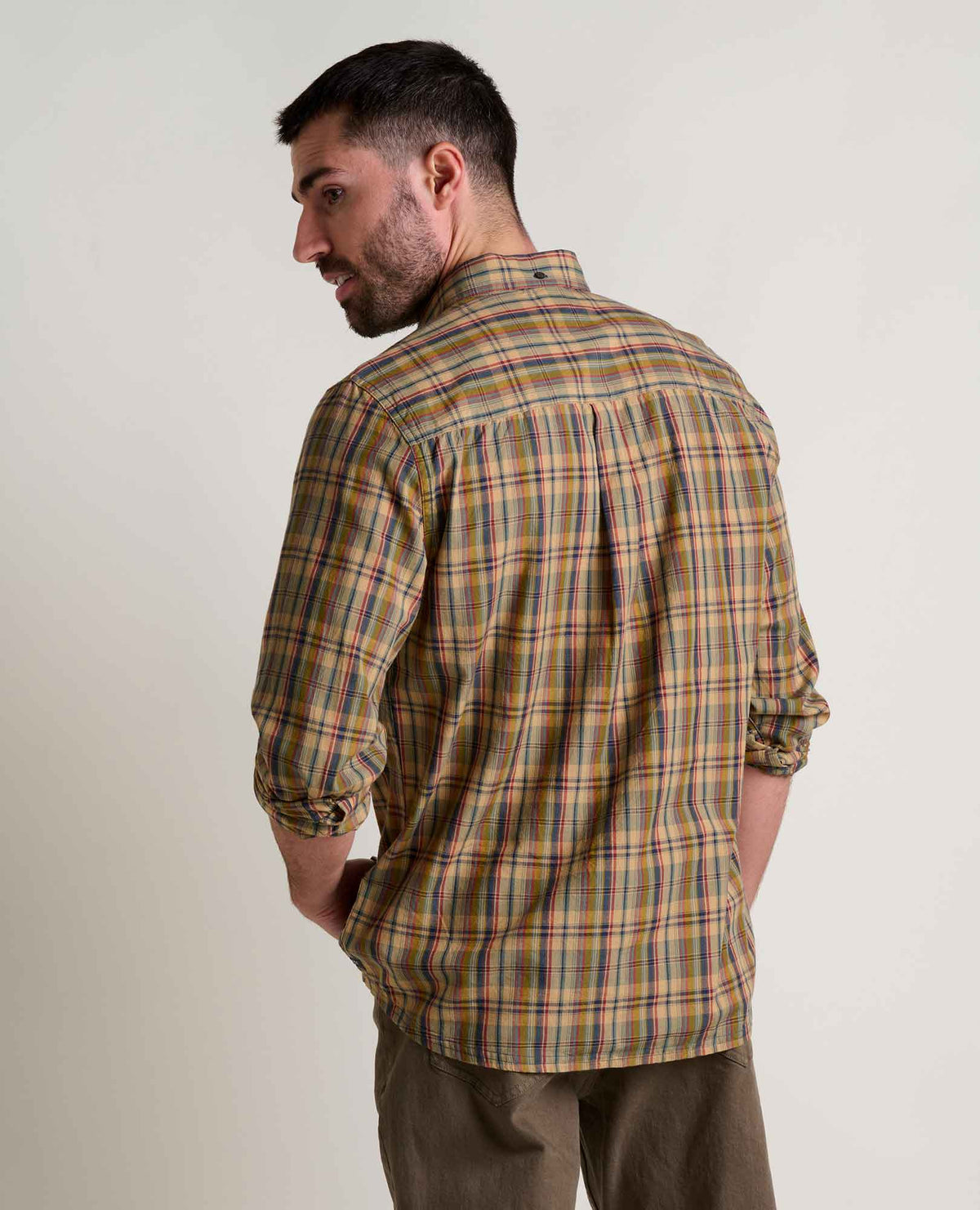M&#39;s Airscape LS Shirt-Laurel Plaid