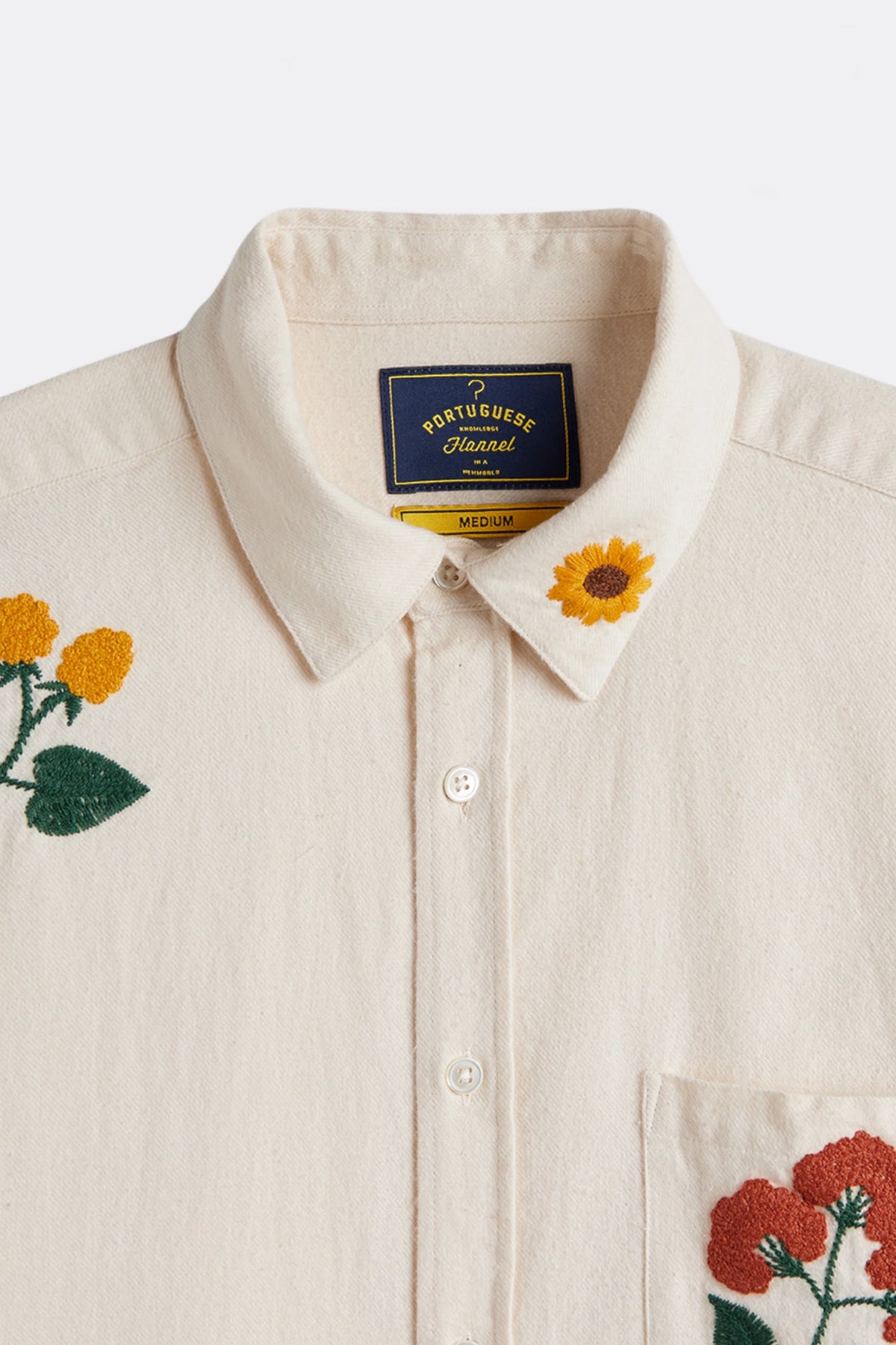 Embroidery Flannel Shirt