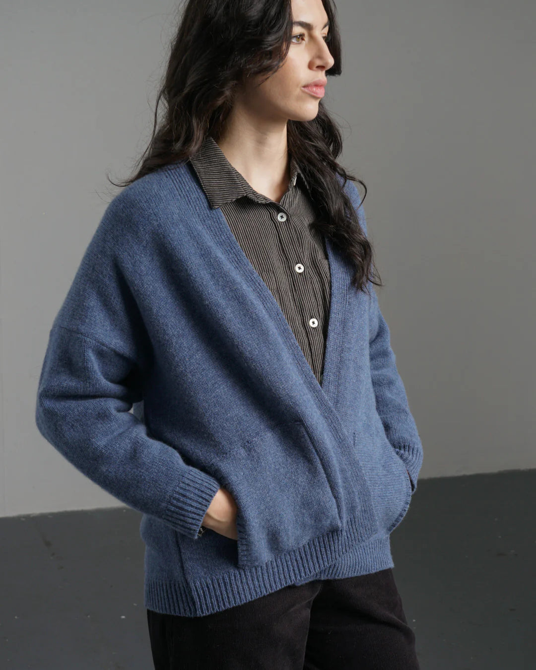 Eve Coat Cardigan Monsoon Blue