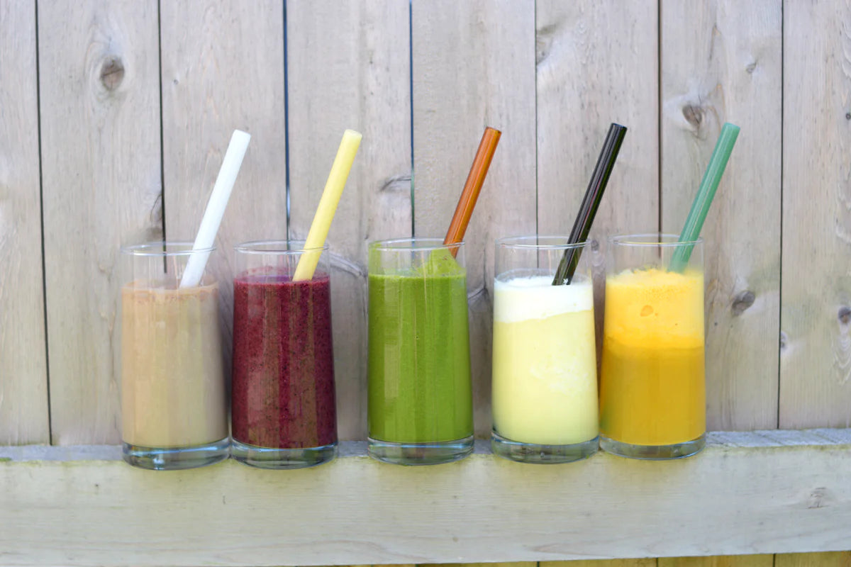 Borosilicate Glass Straw (9” x .47) (Smoothie)
