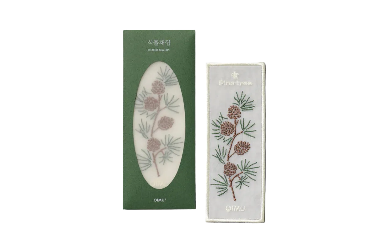 Fabric Bookmark - Pine
