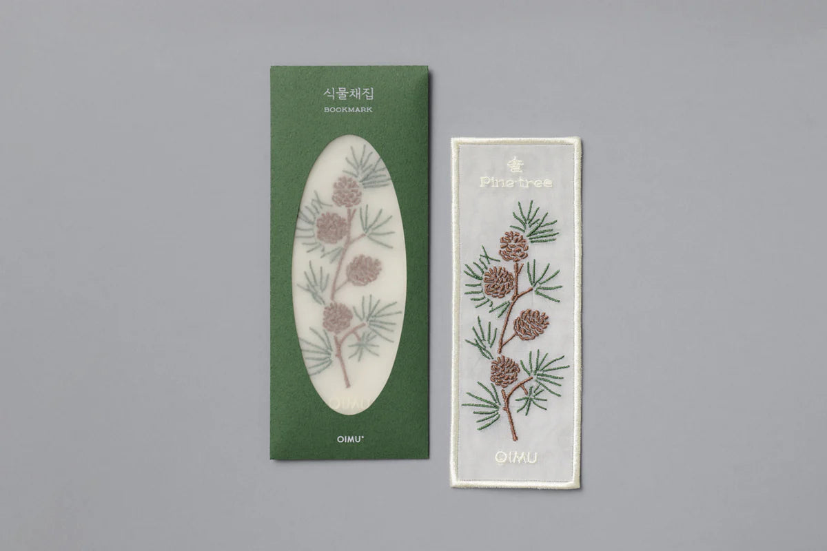 Fabric Bookmark - Pine