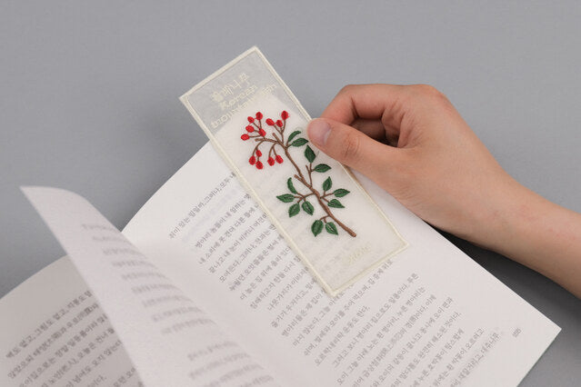Fabric Bookmark - Korean Mtn Ash