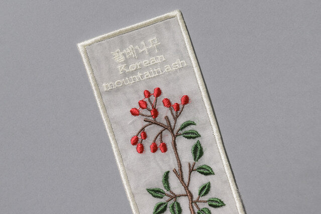 Fabric Bookmark - Korean Mtn Ash