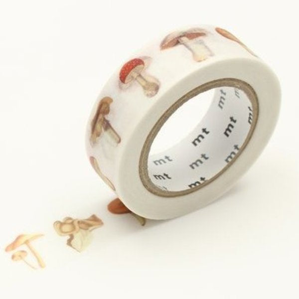 MT Washi Tape 15mm Mushroom