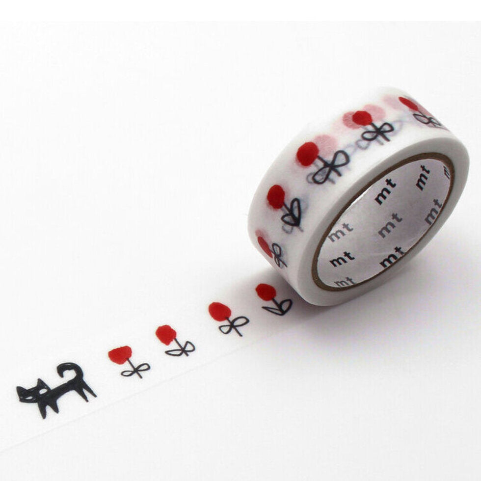MT Washi Tape 15mm Black Cat