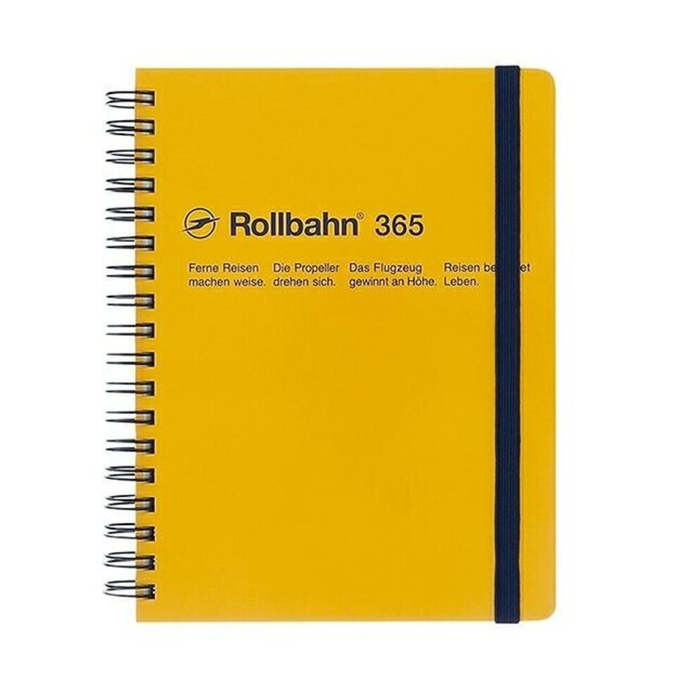 Rollbahn Free Diary Yellow