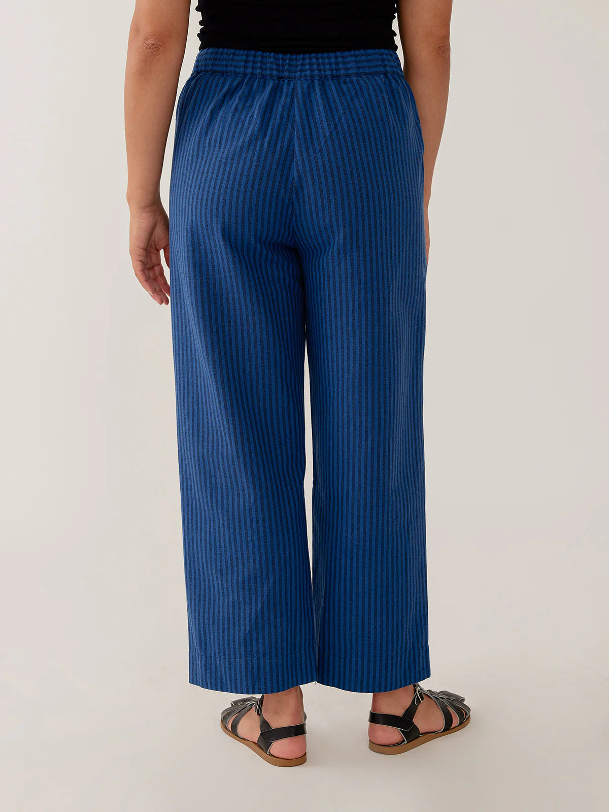 Emmy Pant - Cerulean Stripe