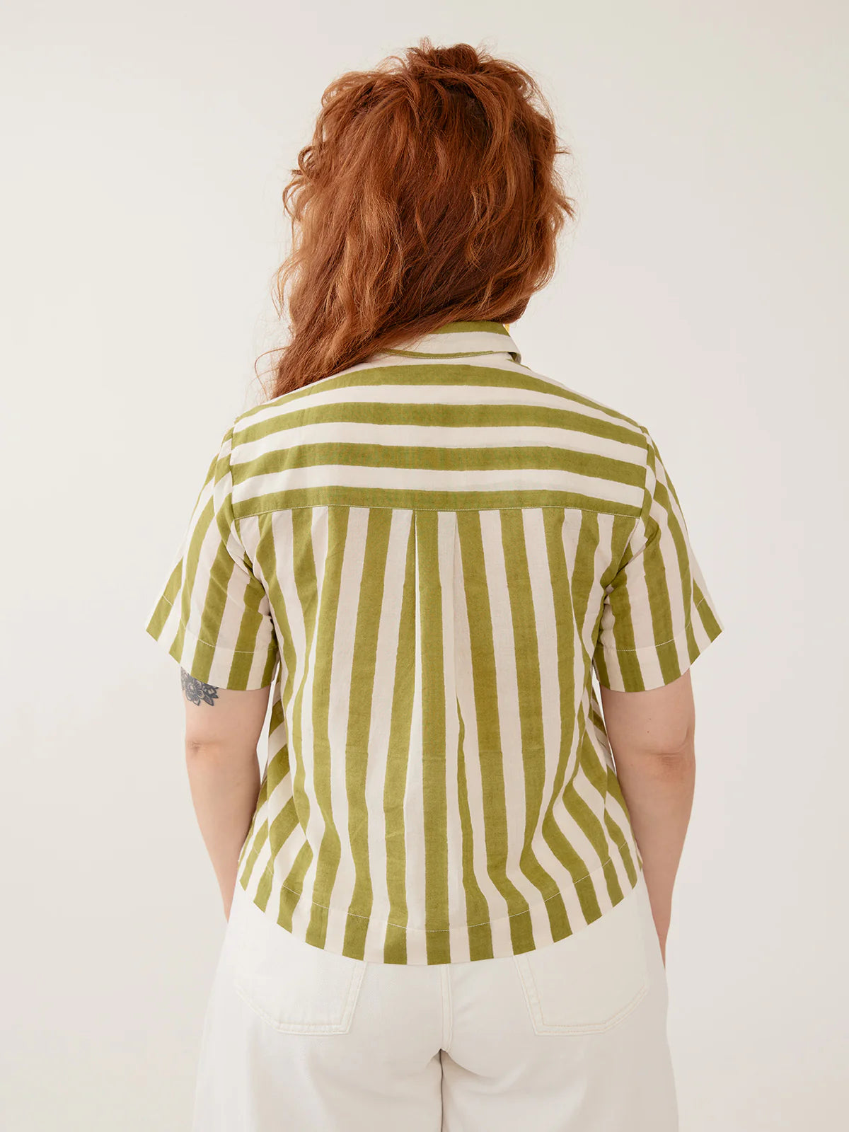 Benji Button Down Shirt - Green (S26)