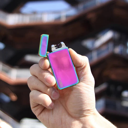 Nomatiq: Dual Arc Lighter (Rainbow - Purple)