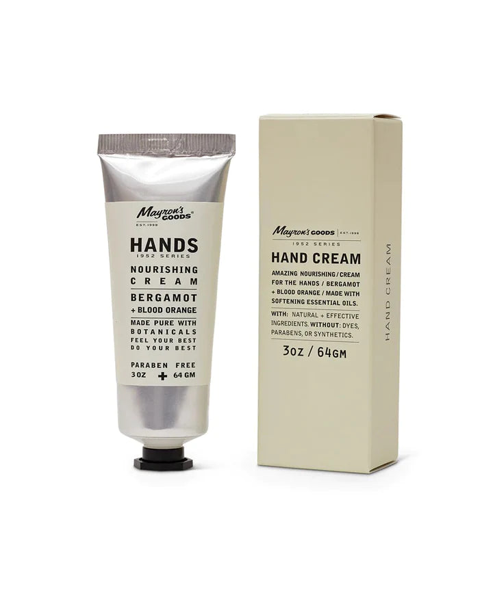 Mayron’s: Hand Cream - Bergamot + Blood Orange