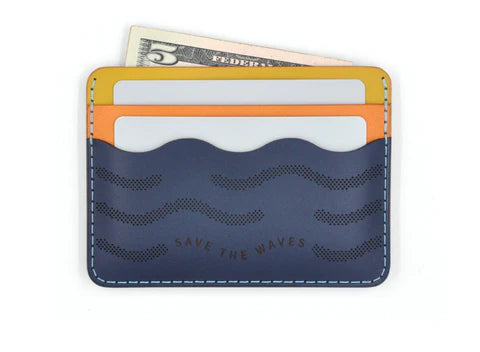 Woolly Made: Save the Waves Half Wallet