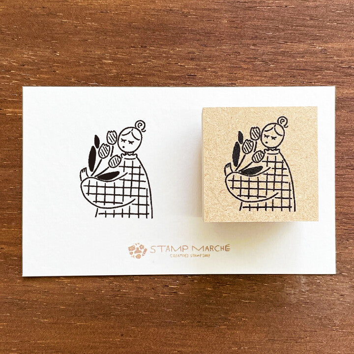 Stamp Marche - Flowers - Made in Japan