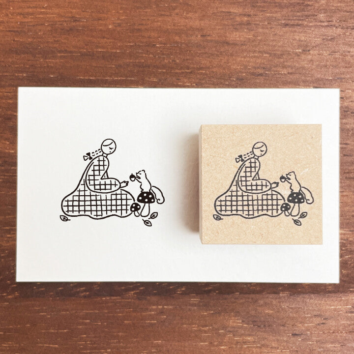 Stamp Marche - Squirrel - Made in Japan