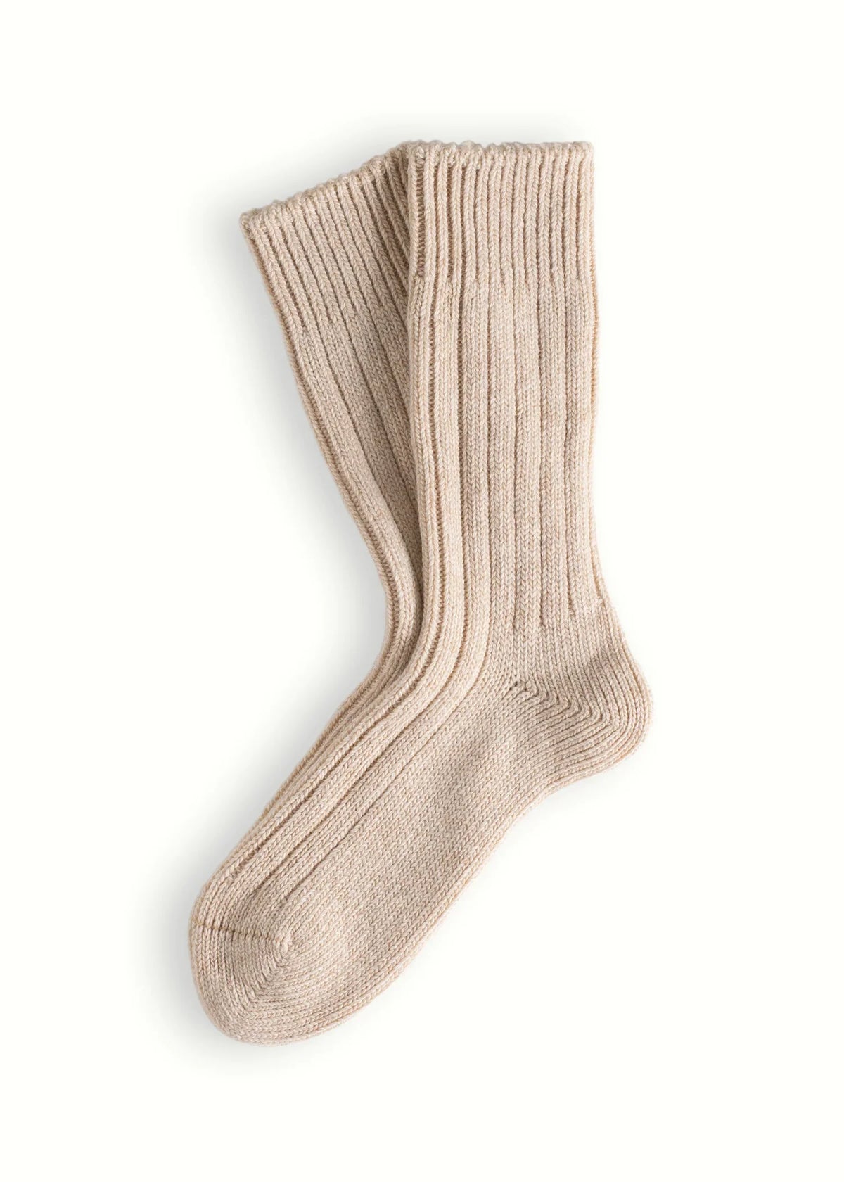 Thunders Love Soft Wool Raw White Socks