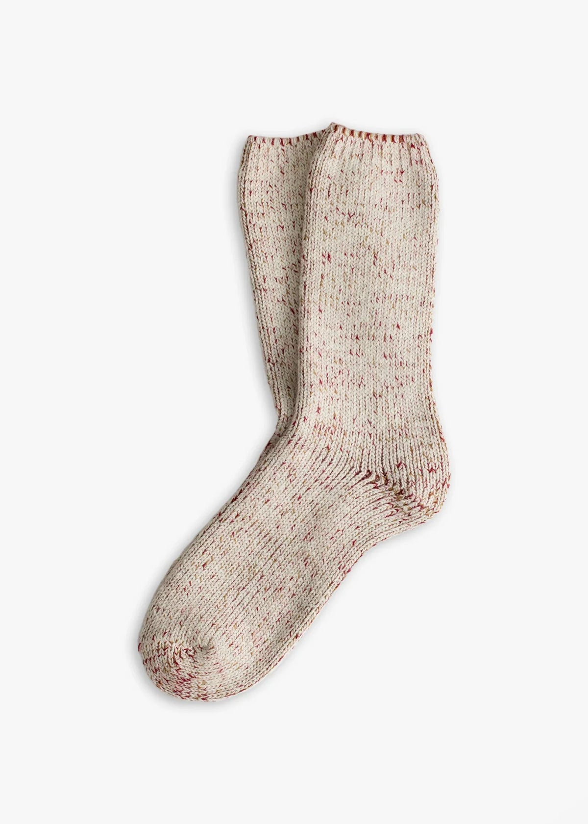 WOOL COLLECTION Recycled Raw White Socks