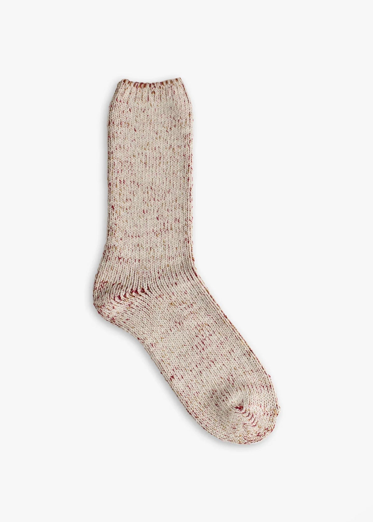 WOOL COLLECTION Recycled Raw White Socks