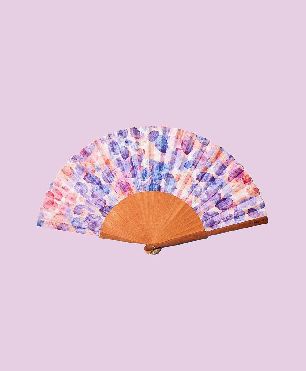 “Grace of Flowers” fan 100% handmade in Spain