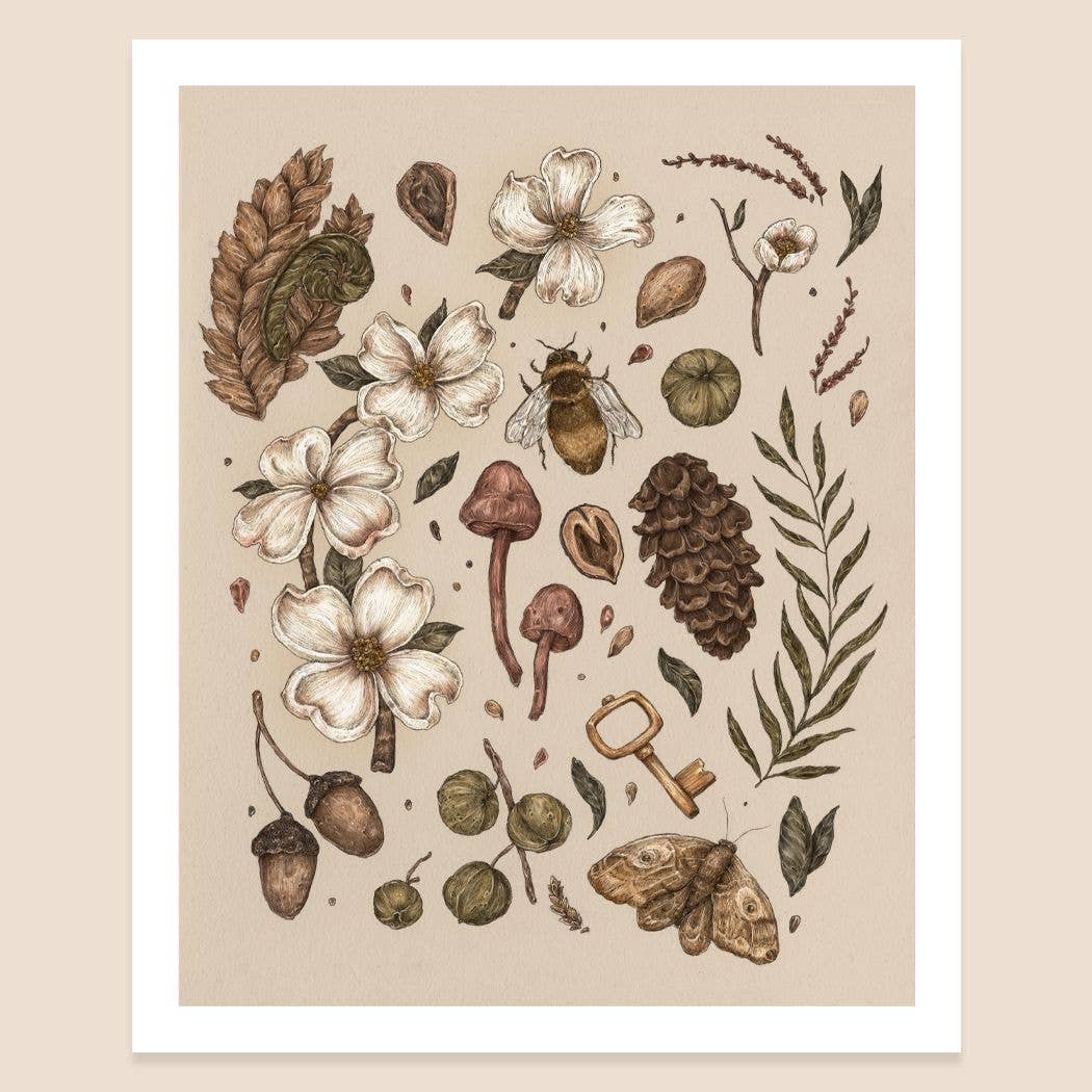 Nature Walks Light Print: 8” x 10”