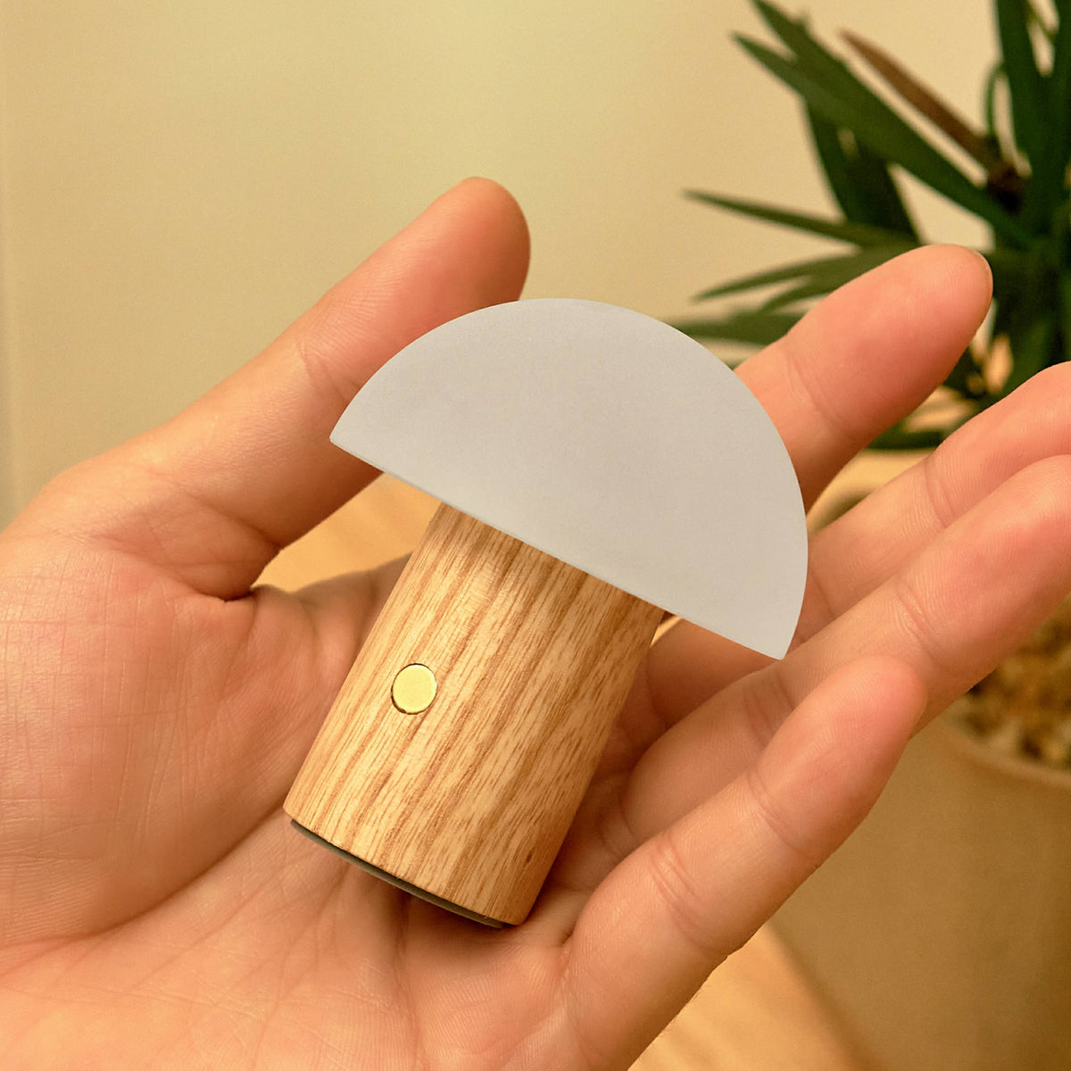 Alice Mushroom Lamp (Super Mini Size): Super Mini / Dark Walnut