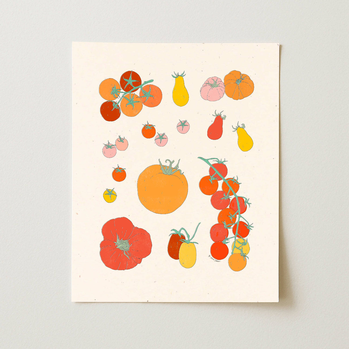 Just Tomatoes Art Print: 8" x 10"