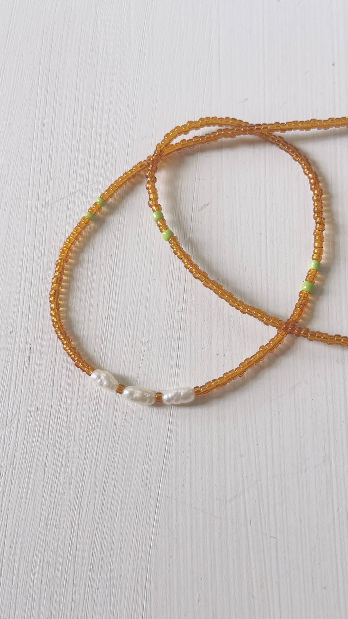 Freshwater Pearl Trio Necklace: Length - 18&quot;