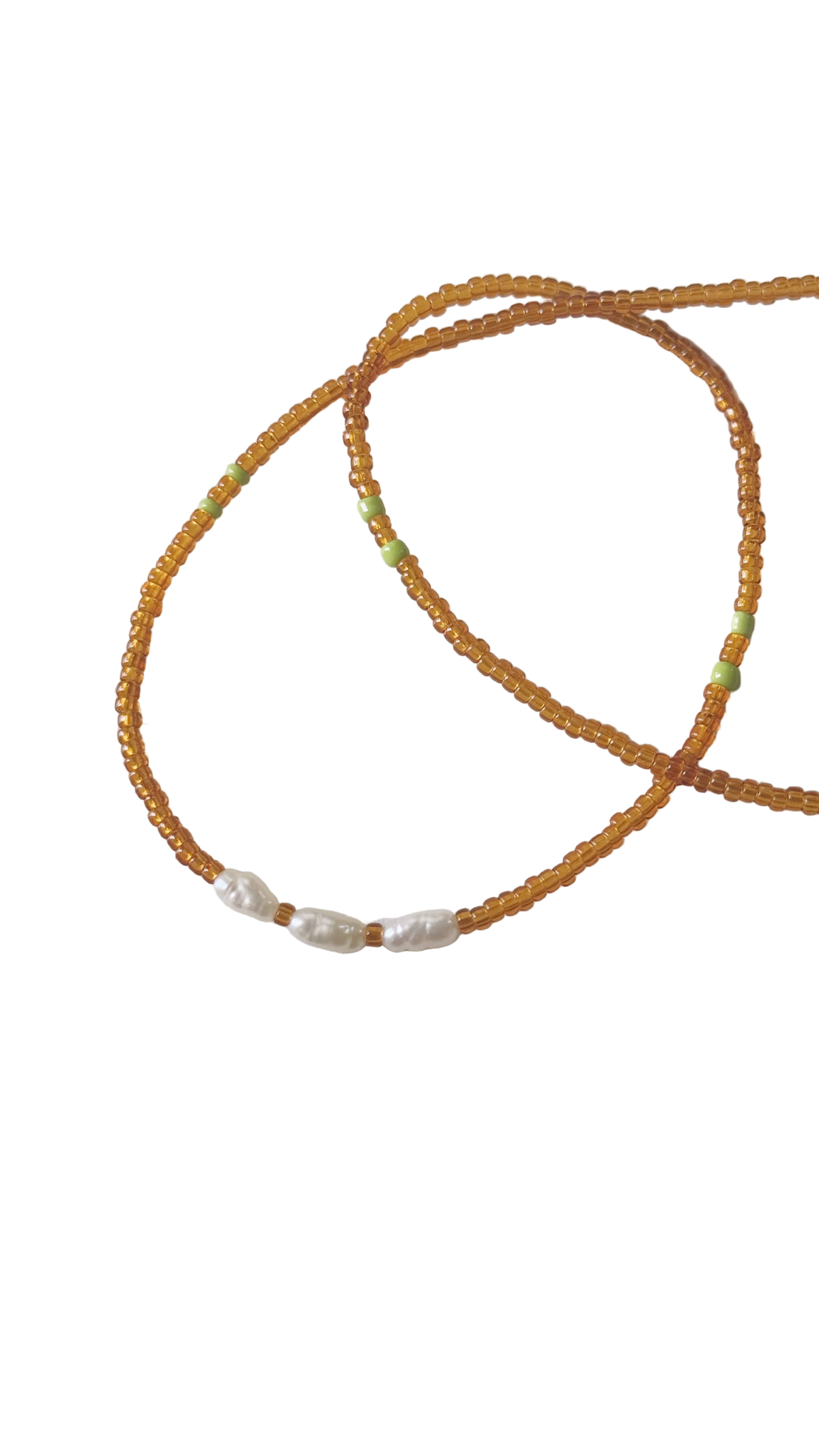 Freshwater Pearl Trio Necklace: Length - 18&quot;