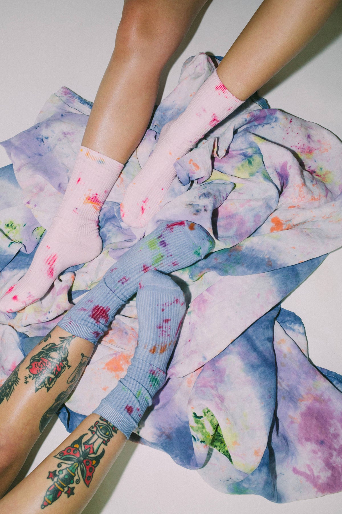 Shortcake Hand-dyed Dressy Socks (Women&#39;s)