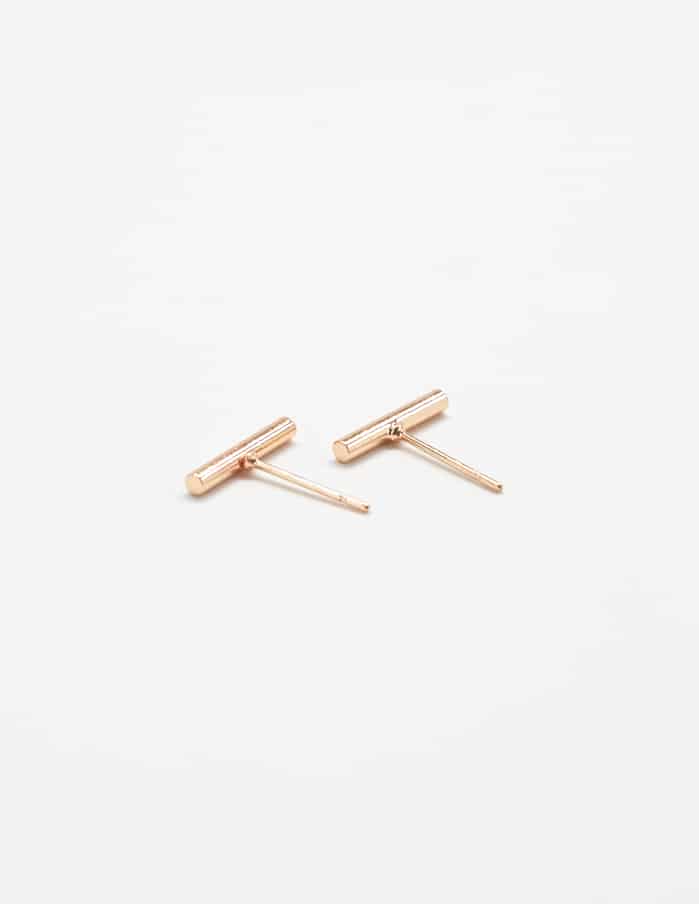 Gold Slim Bar Stud -  Sold SINGLE