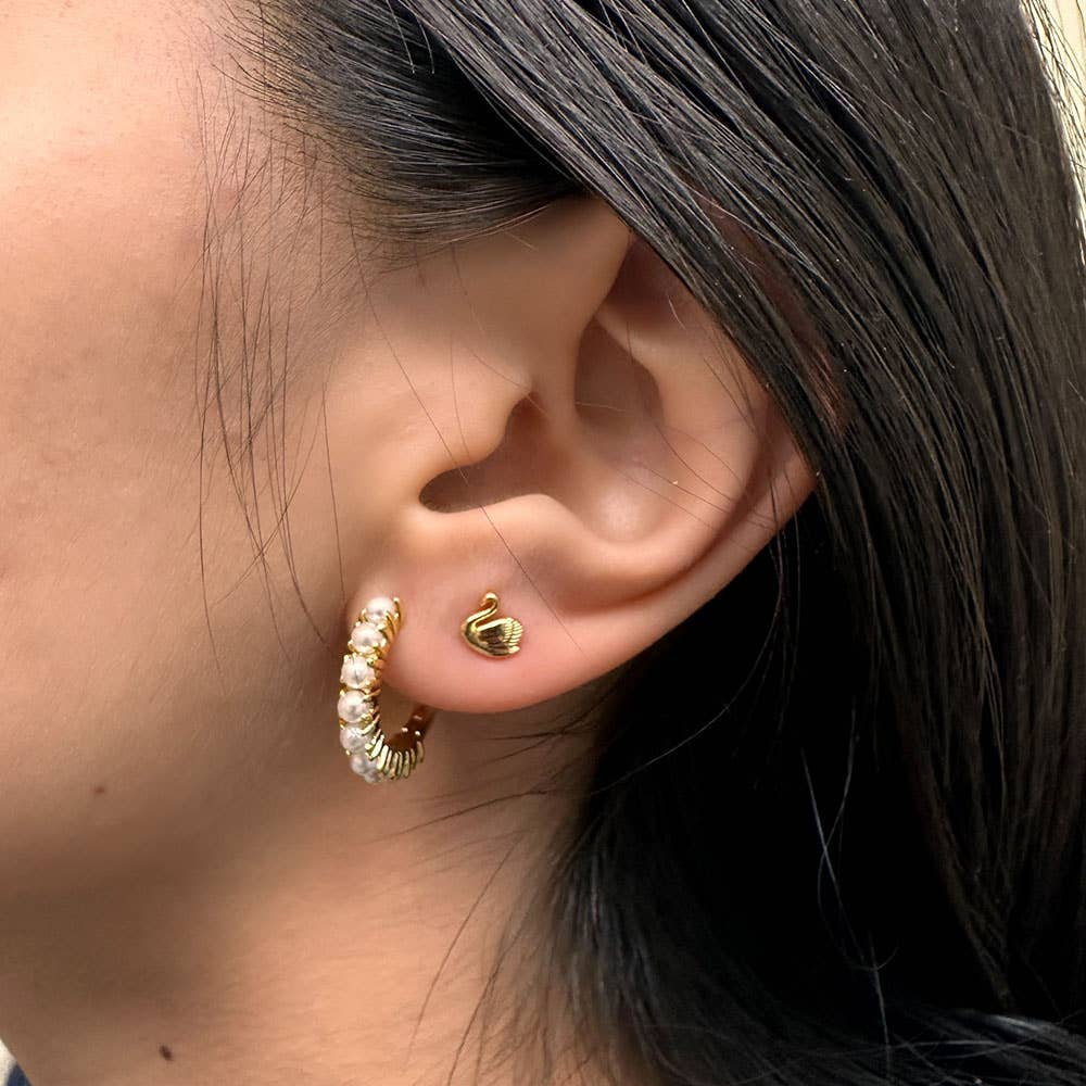 Swan Stud Earring SINGLE