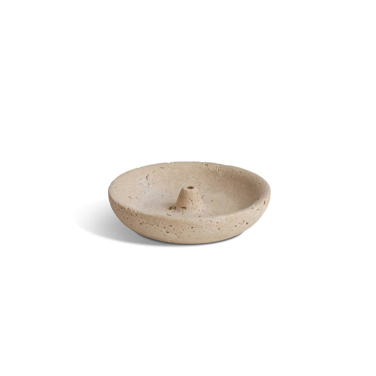 Travertine Incense Holder