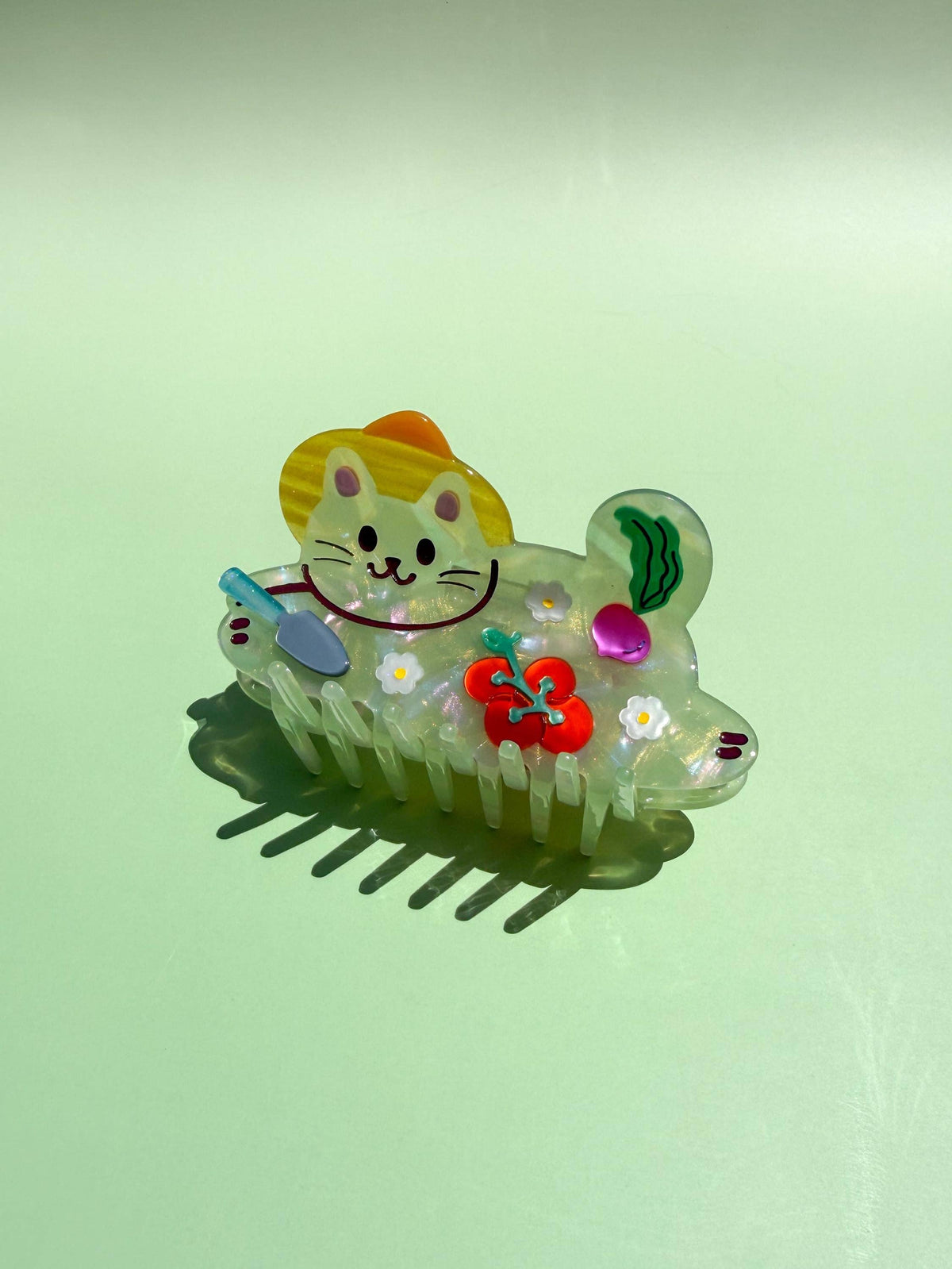 Gardener Cat Hair Claw Clip