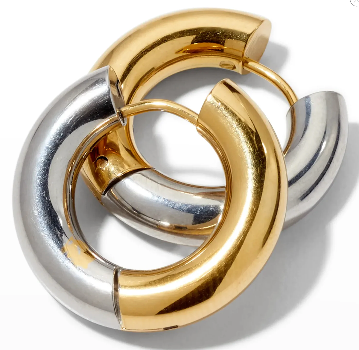 Undecided- Two Tone Earring Pair