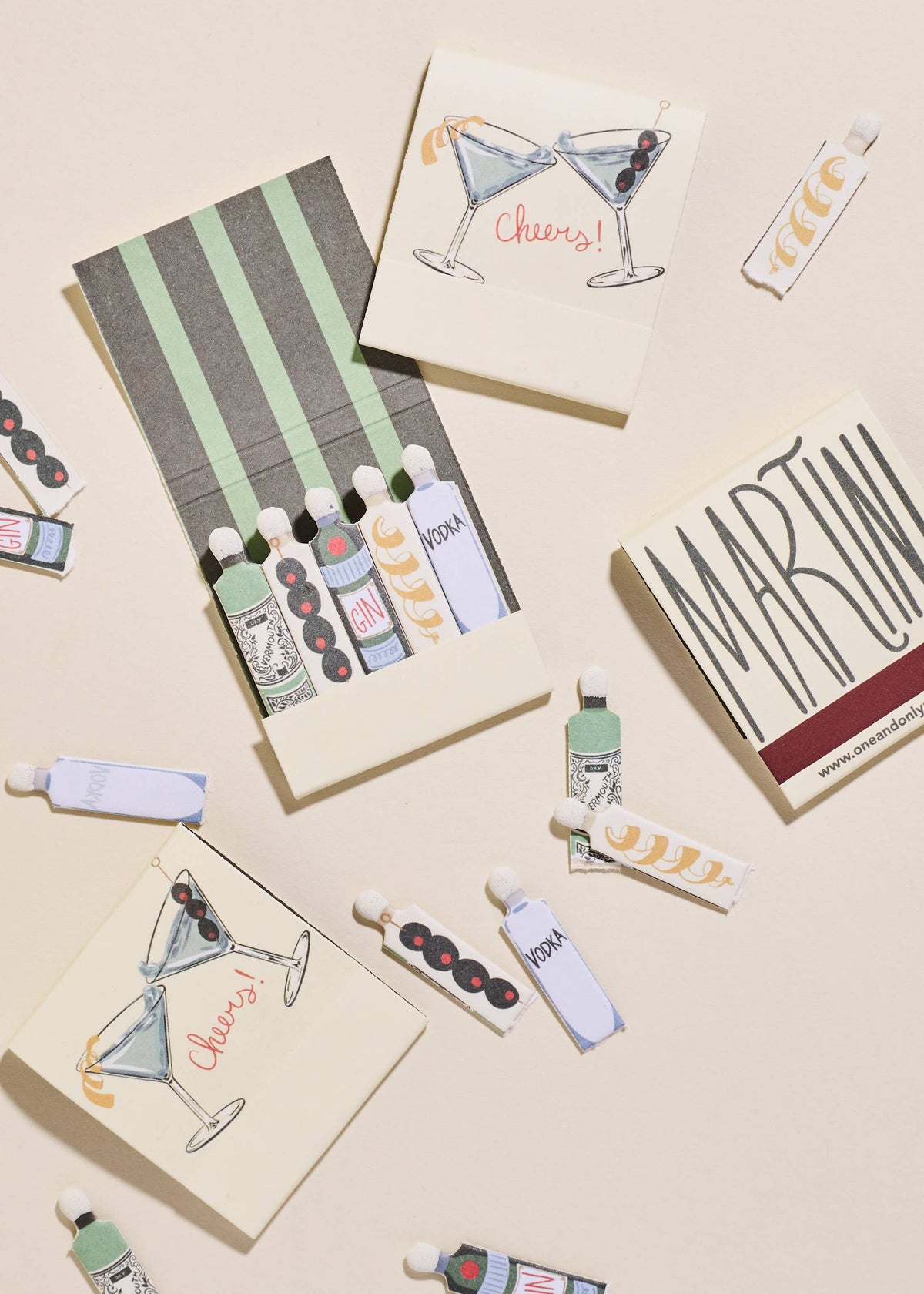 Martini Printed Matchbooks