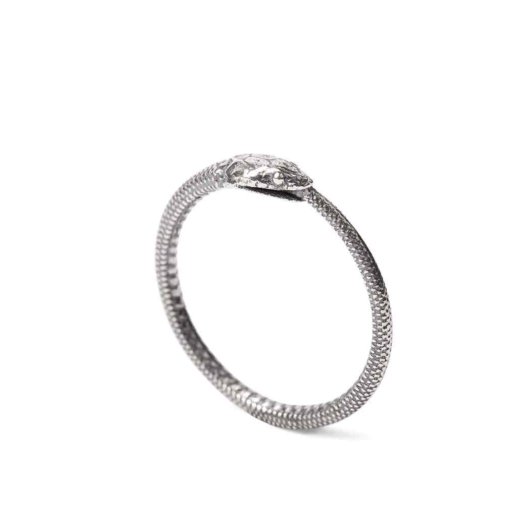 Sterling Silver Ouroboros Snake Ring