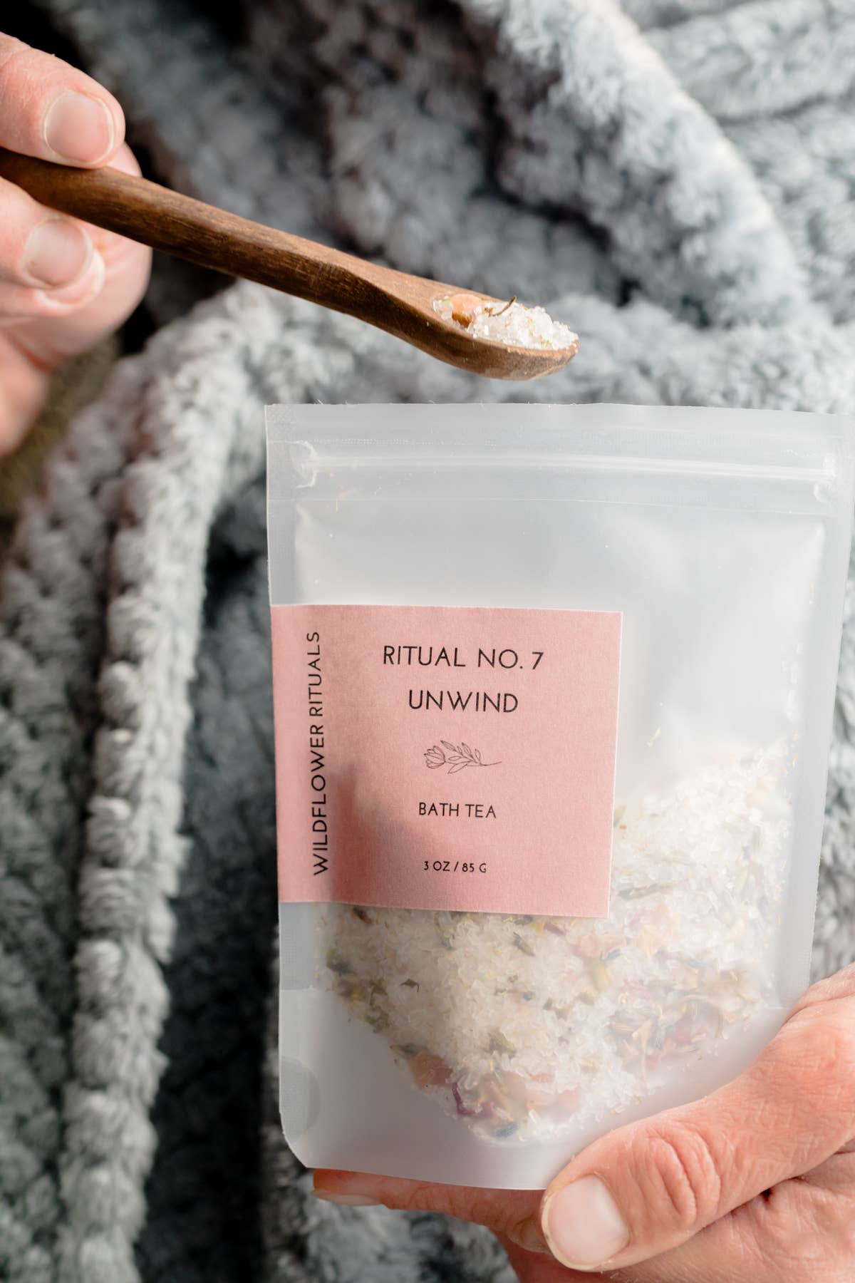 Ritual No. 7 Unwind Botanical Bath Tea - Vetiver Lavender