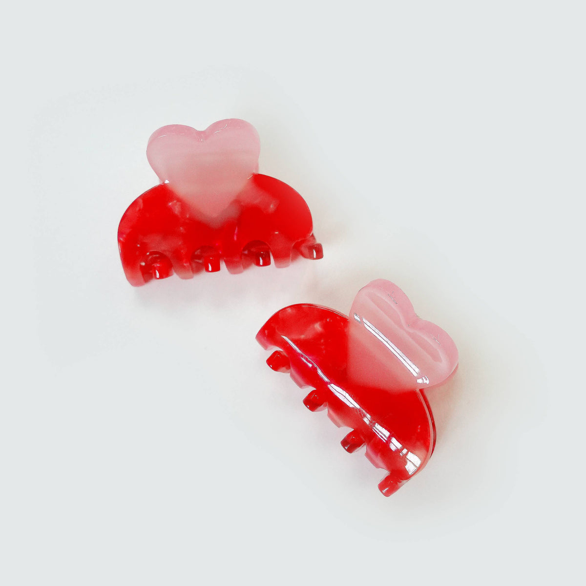 Mini Heart Hair Claws- Sold SINGLE