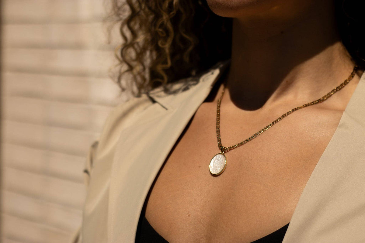 Grace Necklace | Gold-Filled Mother Mary Necklace