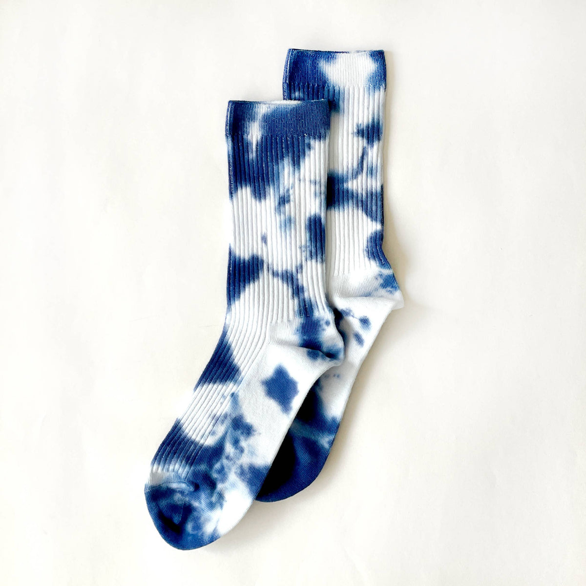 Indigo Tie-dye Dressy Socks (Women&#39;s)