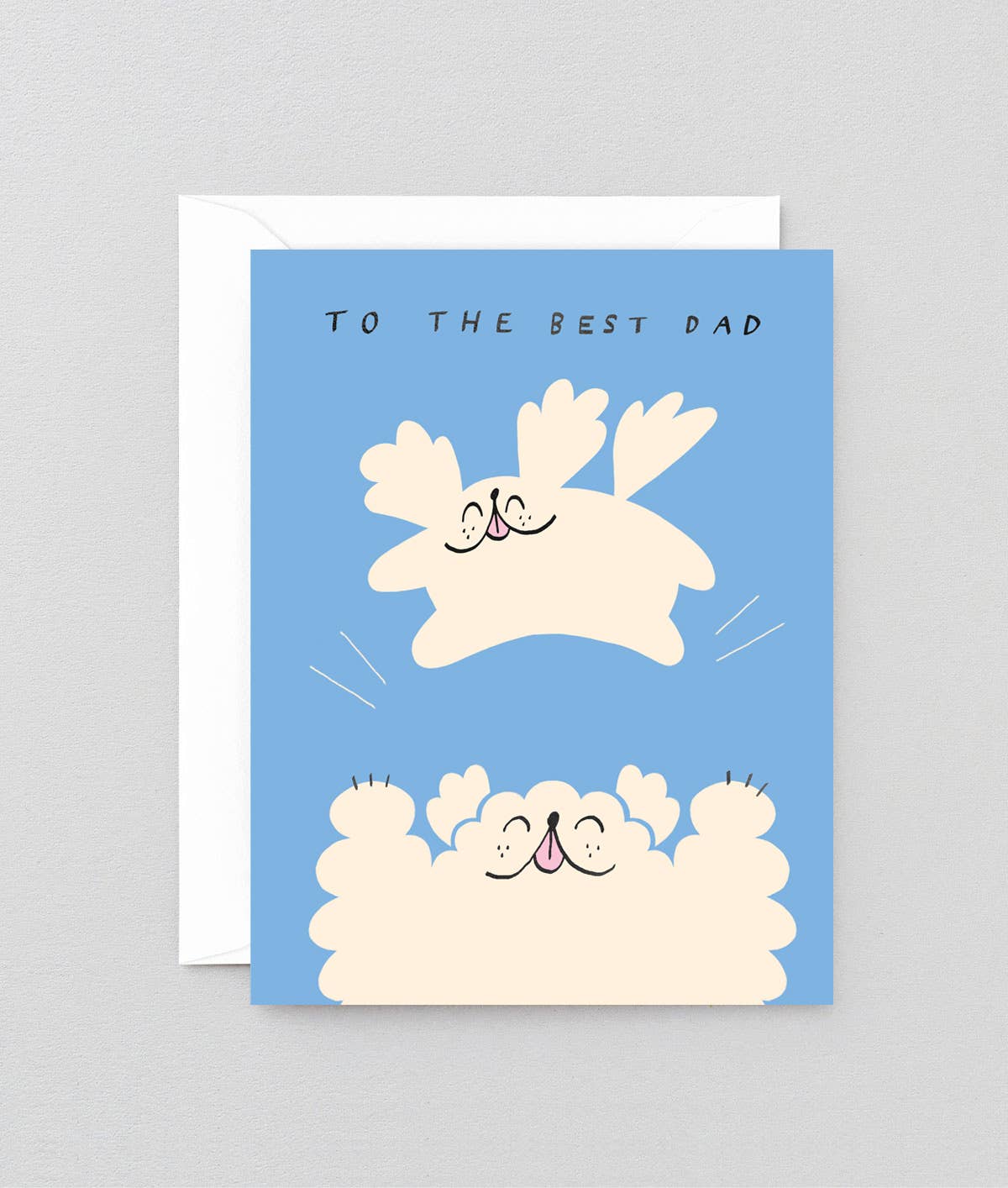 To The Best Dad Kids Greetings Card