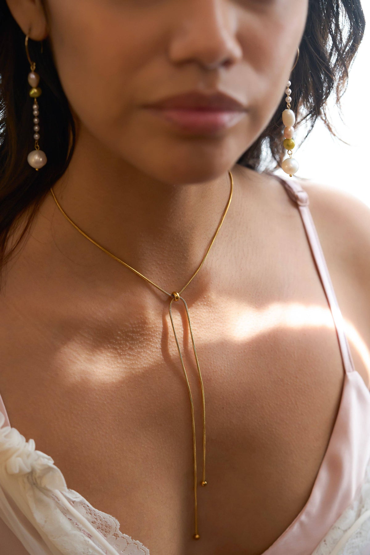 Houston Bolo Necklace : Silver