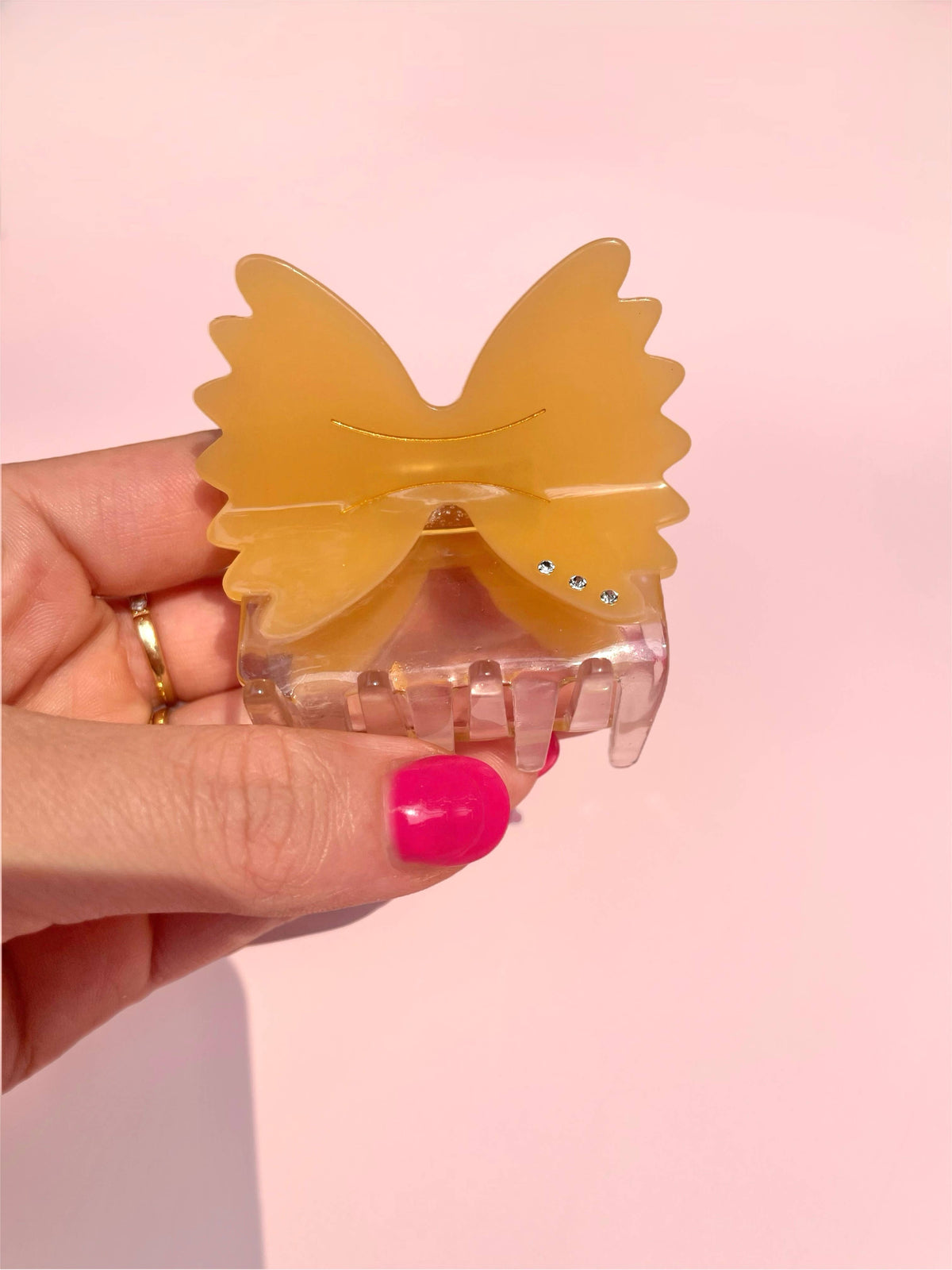 Pasta Claw Clip // Cellulose Acetate 