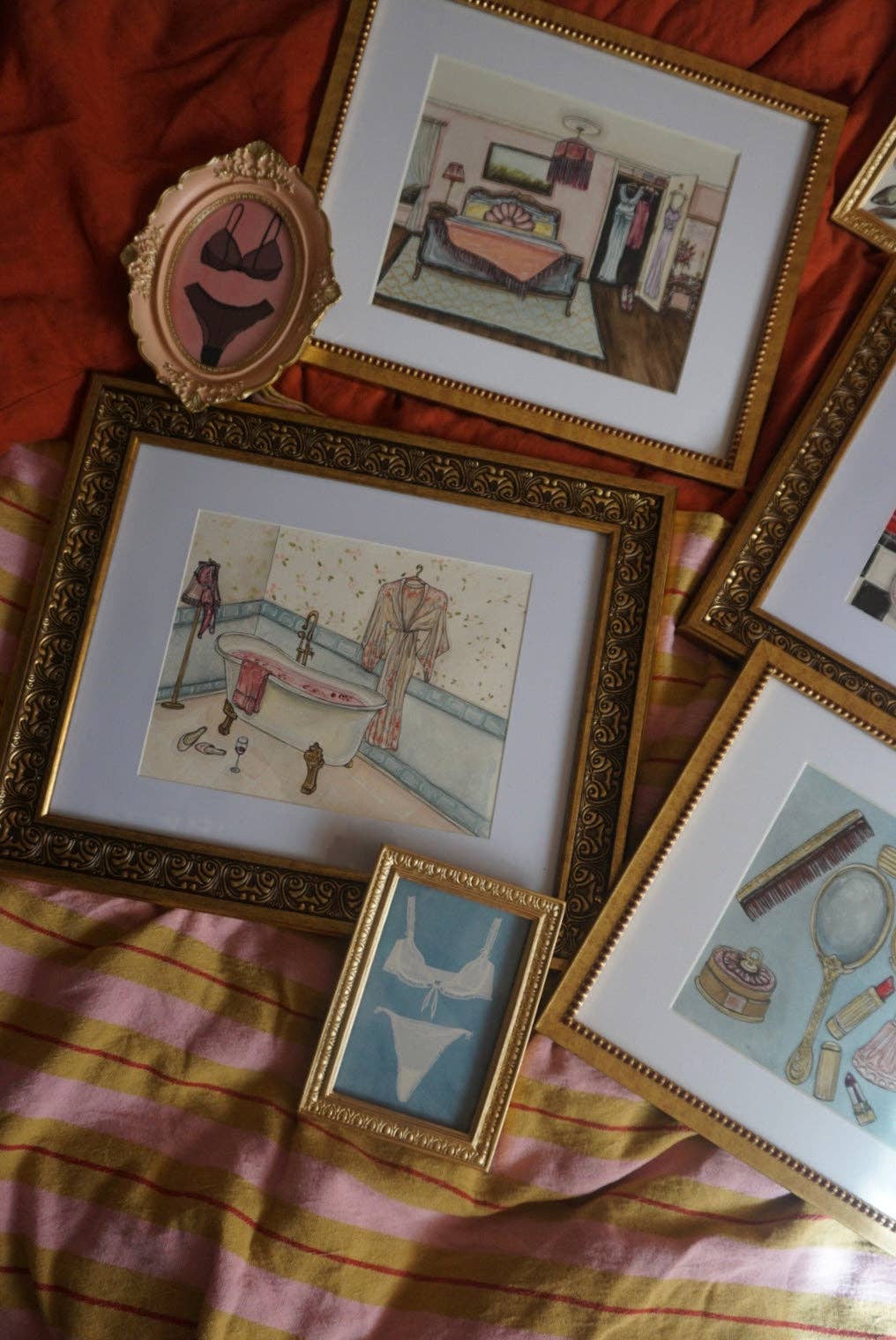 Getting Ready: black and pink Fine Art Print: 8x10