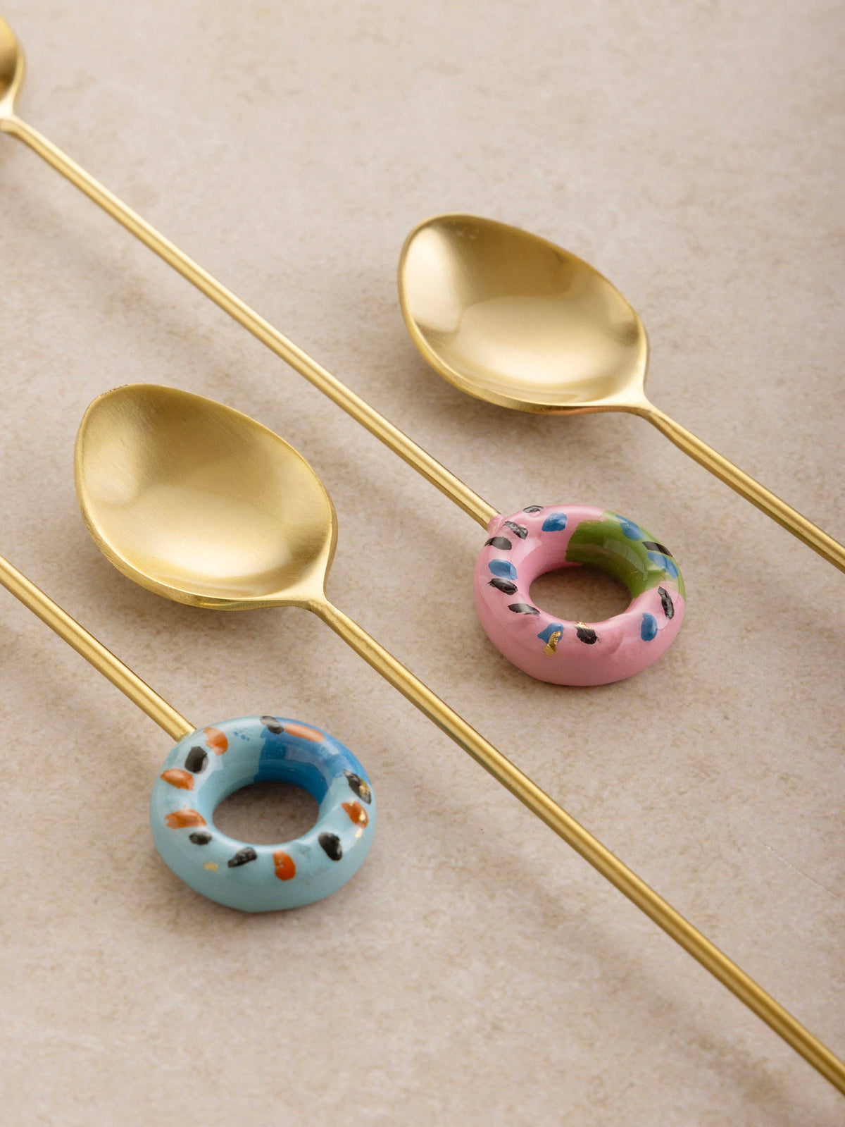 Bursa “Donut” Gold Teaspoon (Stainless Steel