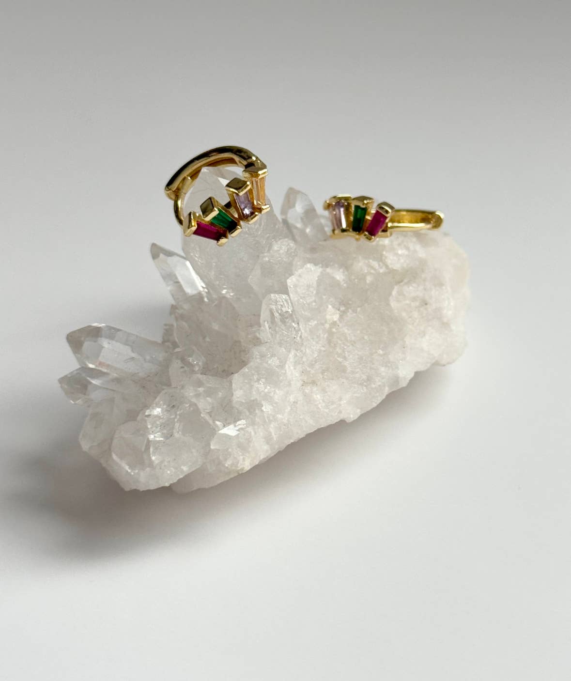 Little Gem Huggie Hoops 
