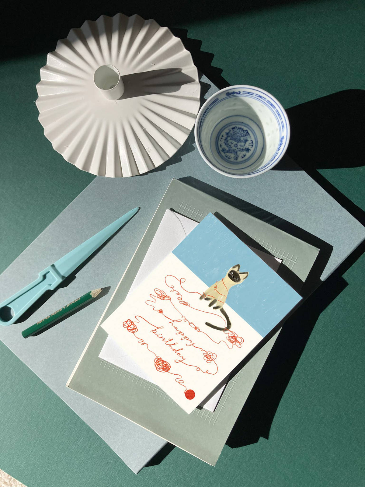 Cat String Birthday – Funny Cat Birthday Card